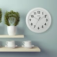 thumbnail image 7 of La Crosse Illuminated 403-310 10 Inch White Quartz Analog clock, 7 of 7