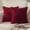 Red, variant on SUSIELADY Pack of 2 Super Soft Plush Decorative Throw Pillow Covers, Faux Fur Cushion Covers for Couch Sofa Bed, 20"x12" Inch, Red