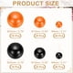 thumbnail image 2 of Uxcell 150 Pcs Perlas Falsas Relleno de Jarrón Perlas para Decoración de Mesa de Boda Fiesta Negro Naranja, 2 of 6