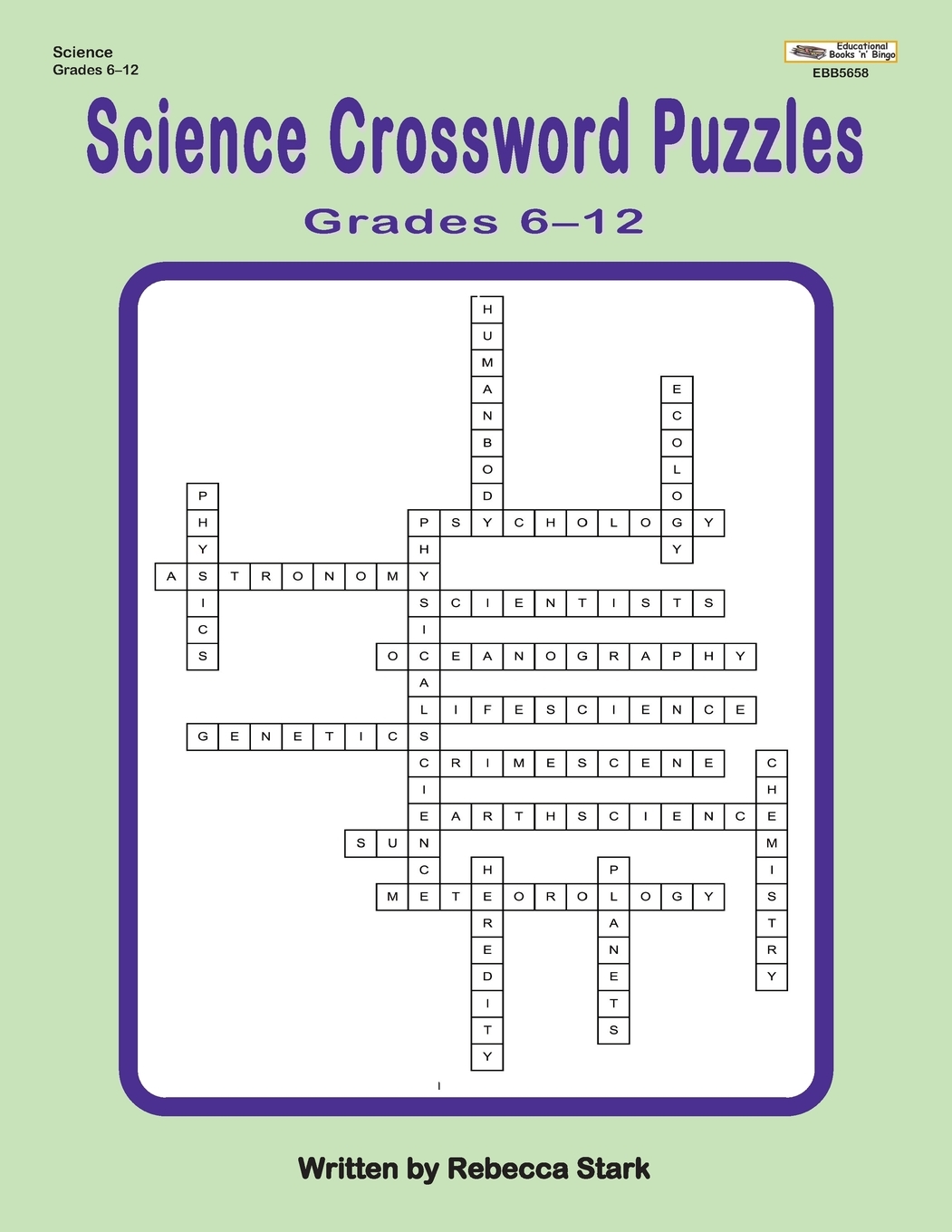 Crossword Puzzles For The Classroom Series   Science