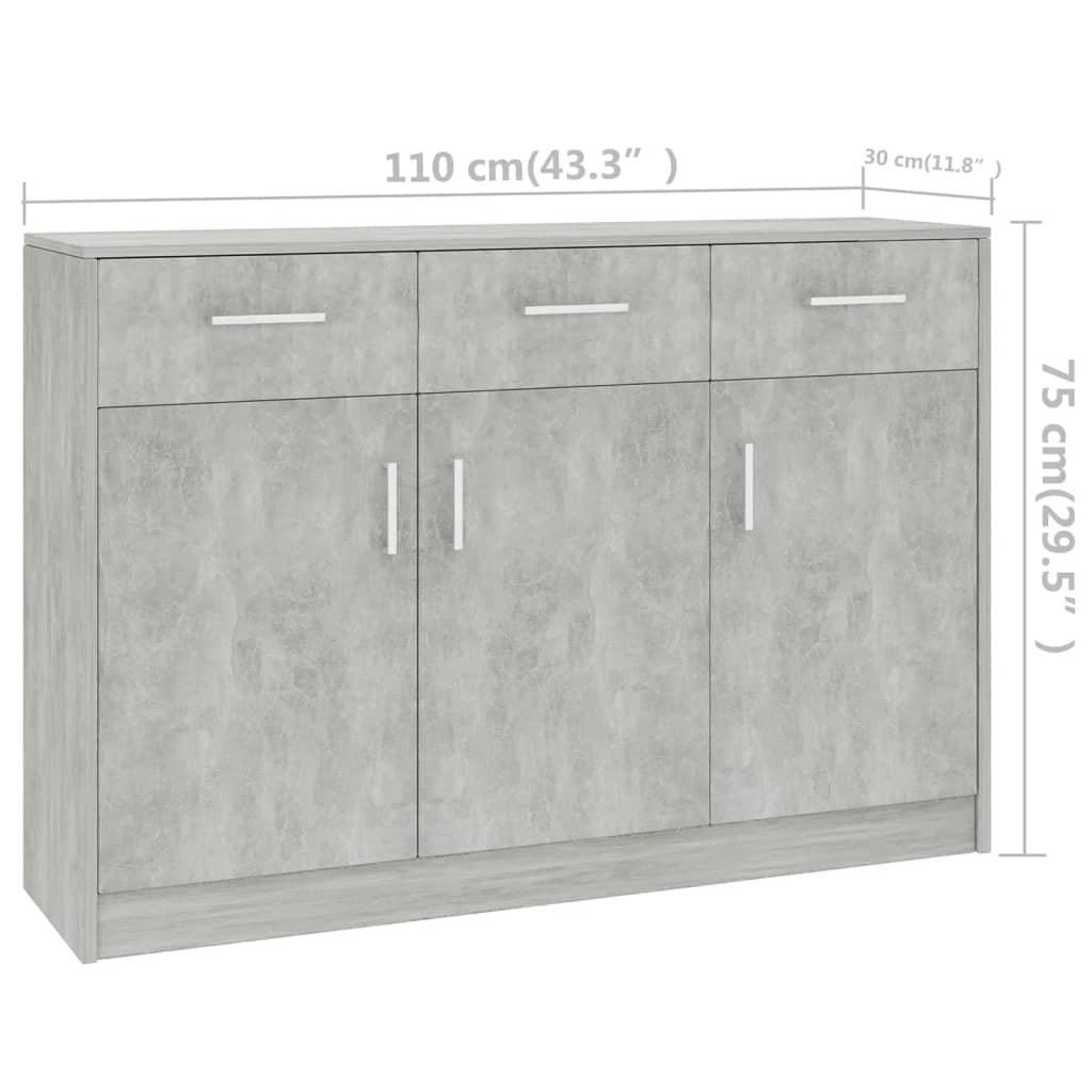 Kepooman Modern Buffet Cabinet with 3 Doors and 3 Drawers, Storage Sideboard Cabinet for Kitchen Kepooman Modern Buffet Cabinet with 3 Doors and 3 Drawers, Storage Sideboard Cabinet for Kitchen