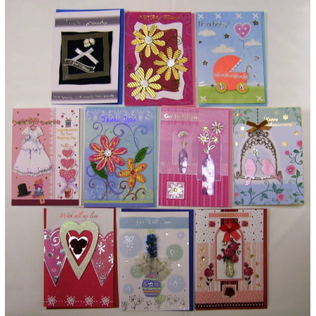 Handmade Greeting Cards Assorted Occasions 10