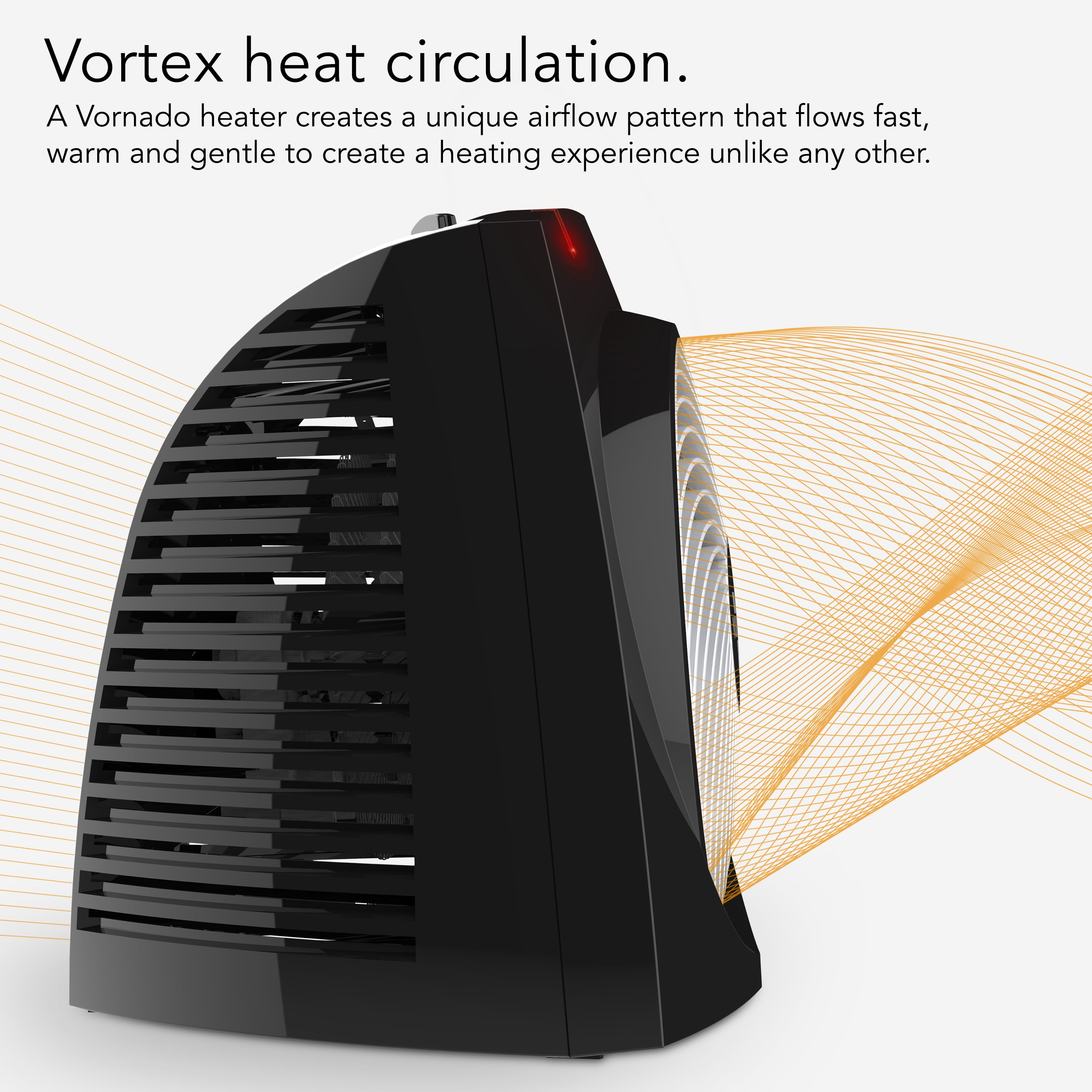 Vornado VH200 Personal Space Heater with Vortex Circulation Technology,  Champagne - Walmart.com
