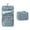 Blue, variant on Waterproof Travel Makeup Bag with Hanging Hook, Multi Functional Toiletry Organizer for Women and Girls, Portable Cosmetic Case for Vacation and Daily Use TIKA