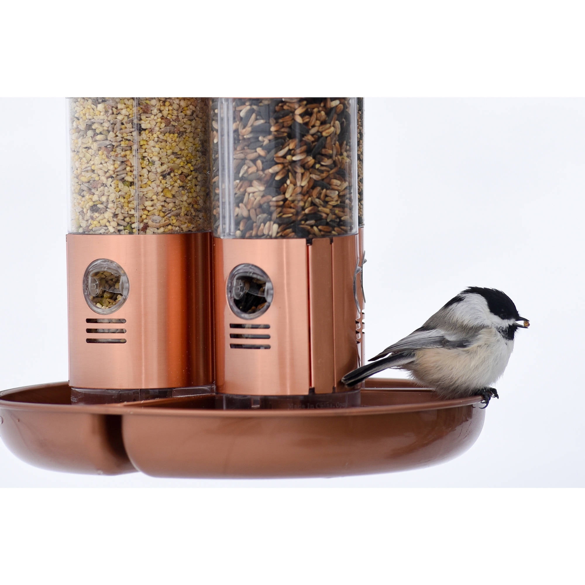 Perky pet triple outlet tube bird feeder