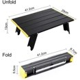 thumbnail image 4 of Floding Picnic Table, Portable Camping Side Table, Aluminum Collapsible Table, 4 of 4
