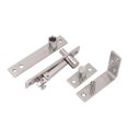 thumbnail image 1 of Concealed Door Pivot Hinge, Door Pivot Hinge 180 Degree Rotation Adjustable Telescopic Distance Stainless Steel 300LBS Bearing  for Bookcase Cabinet, 1 of 7