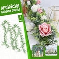 thumbnail image 1 of Guirnalda de Eucalipto Artificial Pack 2 | Enredaderas de vegetación sintética de 6 pies para decoración de arco de boda, pared o mesa | 268 Hojas | Guirnalda realista de hojas de plástico de estilo, 1 of 8