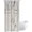 02white Barn Door, variant on Stall Small Barn Door Shower Curtain 36Wx72H Inch Narrow Half Rustic RV Cabin Farmhouse Wood Gray and White Wooden Walkin Decor Fabric Polyester Waterproof 7 Pack Plastic Hooks
