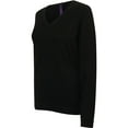thumbnail image 5 of Henbury Womens 12 Gauge Fine Knit V-Neck Jumper / Sweatshirt, 5 of 5