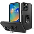 thumbnail image 1 of [PST] iPhone 15 Pro Max Ring Case, Dual Layers Heavy Duty Magnetic Hard Kickstand Case with Ring Stand, 1 of 5
