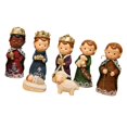 thumbnail image 3 of Conjunto de pesebre navideño, decoraciones religiosas, adorno clásico a mano, decorativo, tradicional, estatua navideña, artesanía de resina., 3 of 9