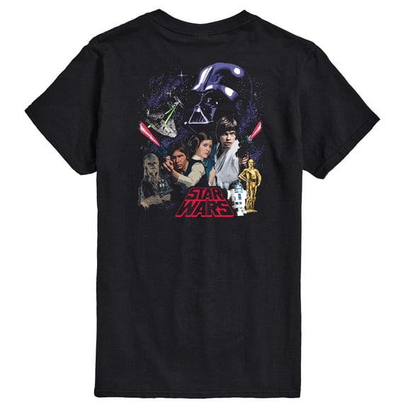 Star Wars - Luke Leia Han Collage - Men's Short Sleeve Tee