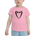 thumbnail image 2 of Tuxedo Cute Toddler T-Shirts for Boys Girls (Pink, Youth XL), 2 of 5