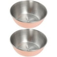 thumbnail image 1 of 2 platos de metal para mojar, cuencos redondos para mojar, platos redondos para salsa, cuencos para mojar salsa, 1 of 6