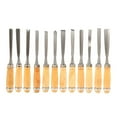 thumbnail image 4 of Victool 12PCS Wood Carving Hand Chisel Set Woodworking Professional Lathe Gouges Tools, 4 of 9