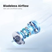 echelon EzBreeze Blade Less Neck Fan - White