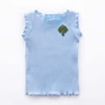 thumbnail image 2 of Jamsmile Toddlers Girls T-Shirts Sleeveless Ribbed Embroidery Tank Top Casual Summer Tee Shirt Soft Basic Princess Vest For Girls, 2 of 8