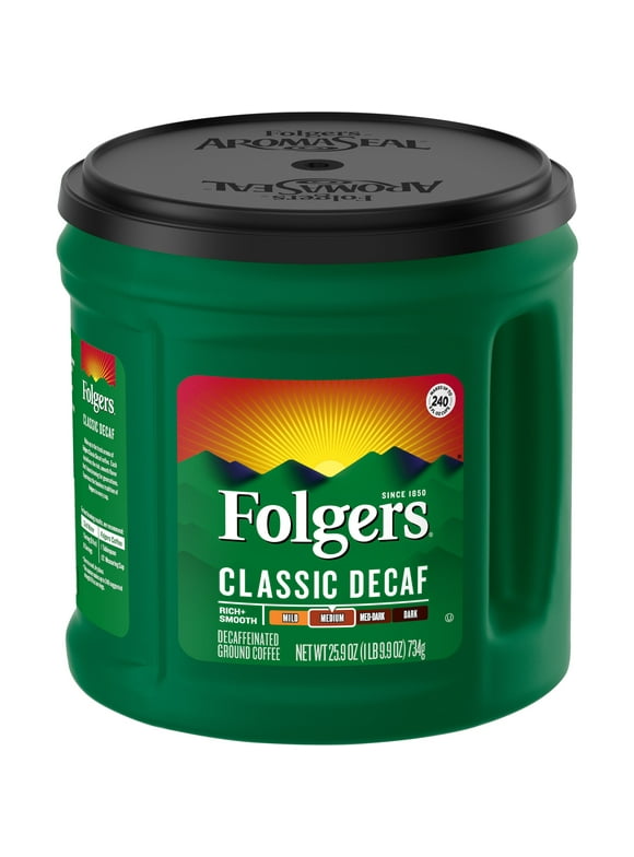 Folgers 25.9 oz Decaf Classic Roast (Pack of 6)