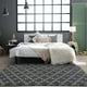 thumbnail image 5 of Alfombra Chicrug Shag geométrica moderna, 120 x 180 cm, gris oscuro/blanco, 5 of 8