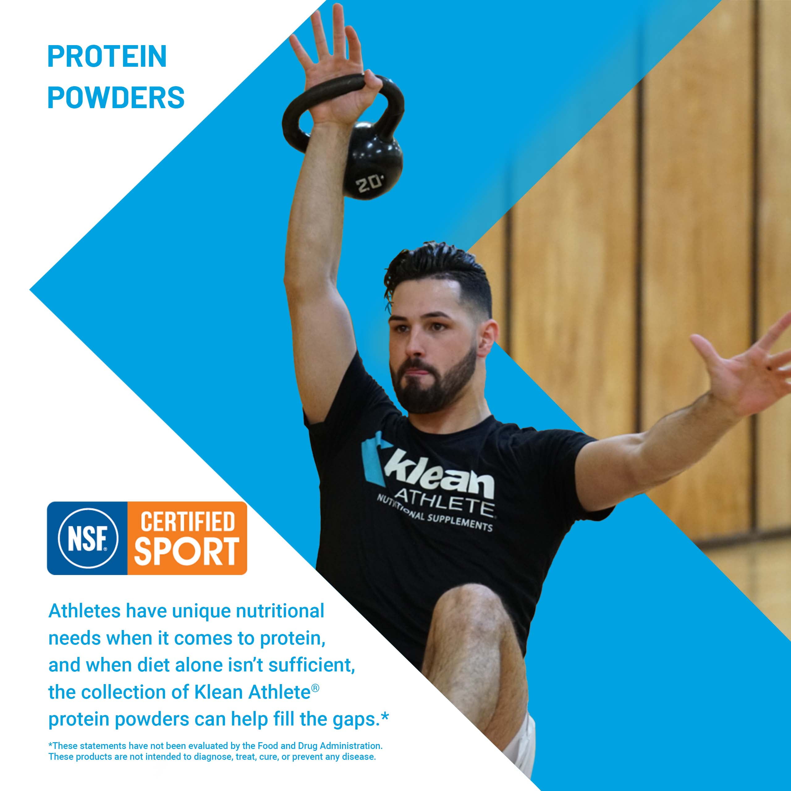 Klean ATHLETE Klean Isolate - Whey Protein Isolate - Daily Protein & Amino Acid - Intake for Muscle Integrity* - NSF Certified for Sport - 20 Servings - Natural Vanilla Flavor