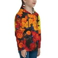 thumbnail image 3 of Vsdgher Marigold Flowers In Different Colors Hoodie Youth Classic Hooded Pullover Sweatshirts Essentials Hoodie for Children (s-xl)-Medium, 3 of 6