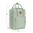 thumbnail image 5 of (2 pack) Ozark Trail Dual Carry Backpack Sage Polyester Unisex for Adults and Teens, 5 of 16