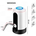 thumbnail image 5 of Dispensador de Agua Automático Botella Recargable Agua Potable Bomba de Agua Potable Eléctrica Inalámbrica Bombeo Rápido y Facil Botella de Galón Universal, 5 of 5