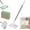 39.37in 6 Cloths#001, variant on Snap Grip Mini Mop, Lazy Mops with One-Click Cloth Change, Locking Head with Sweeping Cloths for Wet & Dry Cleaning, Long Handle Stick for Multi-Surface Cleaning(39.37in,1 Cloths)