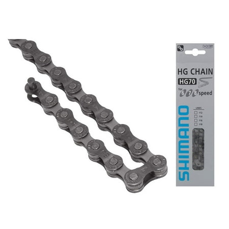 Shimano Bicycle Chain 7/8 Speed 116 Links HG70 Hyper Glide Road Mountain