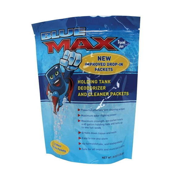 Century Chemical Corporation 20063-CS Travel Jon Blue Max - 10 Packets