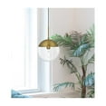 thumbnail image 2 of Living District Eclipse 10 Inch Pendant Clear Shade in Chrome, 2 of 9
