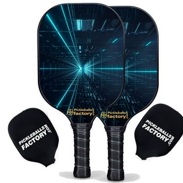 Pickleball Factory PB00010-5-G 2022 Optical Fiber Best Pickleball Paddles Set, Glassfiber Graphite