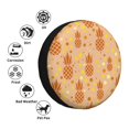 thumbnail image 4 of Susaid Pineapples Print Tire Covers,Waterproof Anti-UV Snow Sun Rain Tire Covers for RV,Truck, SUV, Trailer, Camper-15 inch, 4 of 6