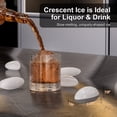 thumbnail image 4 of OUTBID 15" W Drainless Under Counter Ice Maker 22LBS Storage Bin Makes Crescent Ice A Free Standing and Built in Ice Maker for Home and Commercial Use ETL Approved No Drain Needed, 4 of 12