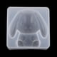 thumbnail image 2 of Molde de silicona transparente para adornos de resina, para arcilla polimérica, resina epoxi y joyería. Conejo, 2 of 9