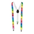 thumbnail image 1 of Rainbow Peace Bretelles Extensibles à 3 Clips, 1 of 1