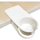 thumbnail image 1 of RV Clip para portavasos para mesa, abrazaderas laterales para borde de escritorio en soporte lateral de escritorio para evitar derrames de agua (blanco) Sailing Electrónica, 1 of 5