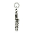 thumbnail image 2 of FB Jewels Sterling Silver Antiqued Saxophone Charm, 2 of 4