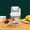 White, variant on Portable Salad Cup with Fork and Dressing Container Double Layer Meal Prep Shaker for Lunch 27oz Inch Green