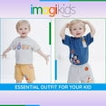 thumbnail image 3 of Disney Mickey Mouse Donald Duck Pluto T-Shirt and French Terry Shorts Outfit Set Newborn to Little Kid, 3 of 5