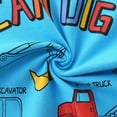 thumbnail image 7 of DDSOL Toddler Boys Graphic Tees Long Sleeves Shirts Excavator Cotton Tops Blue 4T, 7 of 7