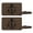 Brown, variant on ThisWear Funny Luggage Tags for Women Nautical Theme Cruising Into Retirement 2-pack Laser Engraved Leatherette Luggage Tags Black
