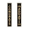 thumbnail image 2 of 2025 Graduation Banner – 70.8x11.8 Inch Fabric Backdrop with Grommets | Pre-Assembled Cap/Certificate Design for Indoor/Outdoor Parties, Doctoral/College/High School Celebrations, 2 of 5