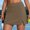 🔥 Khaki_New, variant on Dianli Tennis Skirt Skort Pleated Tennis Skort High Waisted Leaf Print Mini Skirt Built In Shorts Quick Dry Stretchy Athletic Skort For Golf Tennis Running Vacation Sporty Tennis Skirt Skort