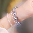 thumbnail image 5 of Fashion Women's Dress Watch Elegant Pearl Oval dial Ladies Bracelet Waterproof Analog Casual Watch, 5 of 8