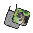 thumbnail image 2 of American Akita St Patrick's Pair of Pot Holders, 2 of 2