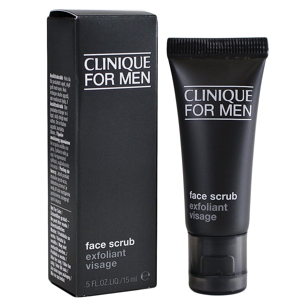 Clinique For Men Face Scrub Exfoliant, Travel Size 0.5oz/15ml Walmart
