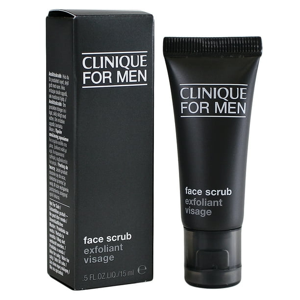 Clinique For Men Face Scrub Exfoliant, Travel Size 0.5oz/15ml