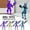 4 PC, variant on T13 Action Figure Set, Poseable Action Figures with Weapons, T 13 Lucky Robo Dummy Nova 13 Action Figures-High Quality,Creative Assembly And Decompression Toys Purple